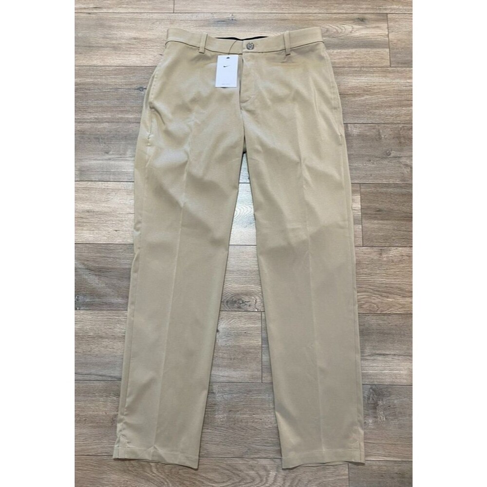 Nike Flex Dri-FIT Standard Fit Golf Pants Tan 36x34 Moisture Wicking AJ5489-247